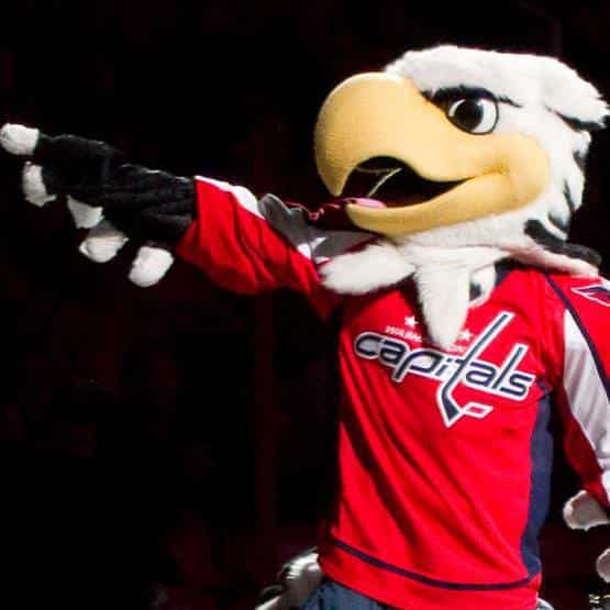 Slapshot-Washington Capitals Mascot