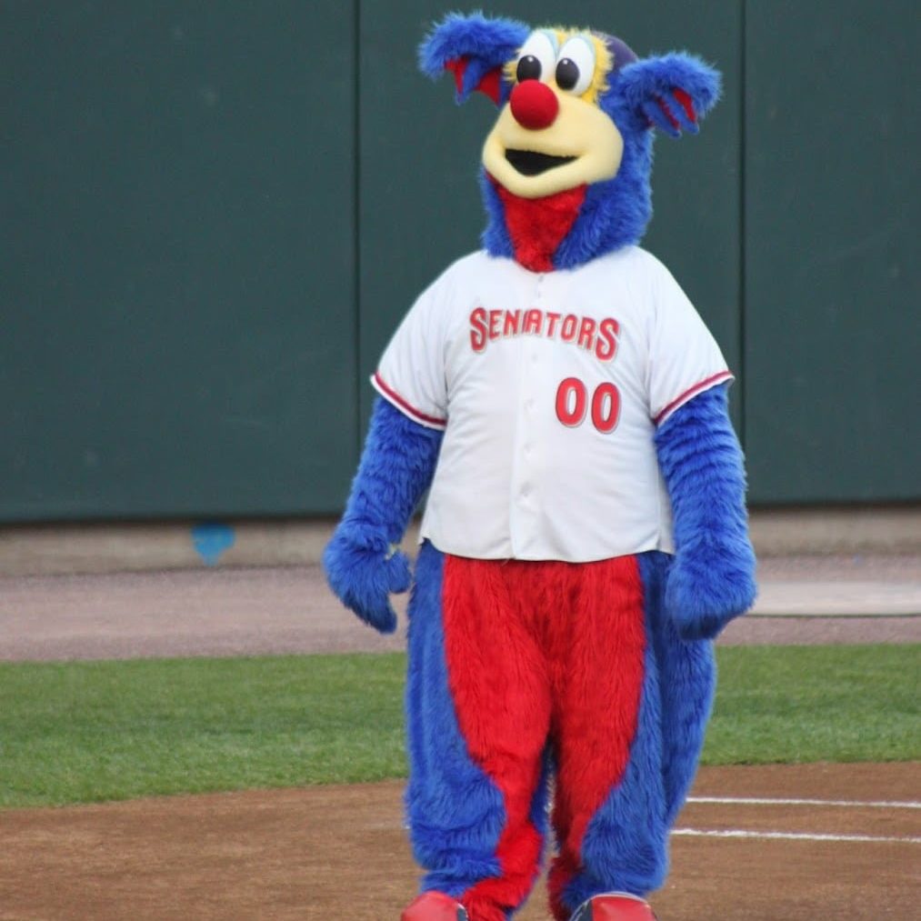 2021 Harrisburg Senators Rascal Mascot