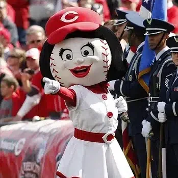 Cincinnati Reds new mascotMR REDLEGS