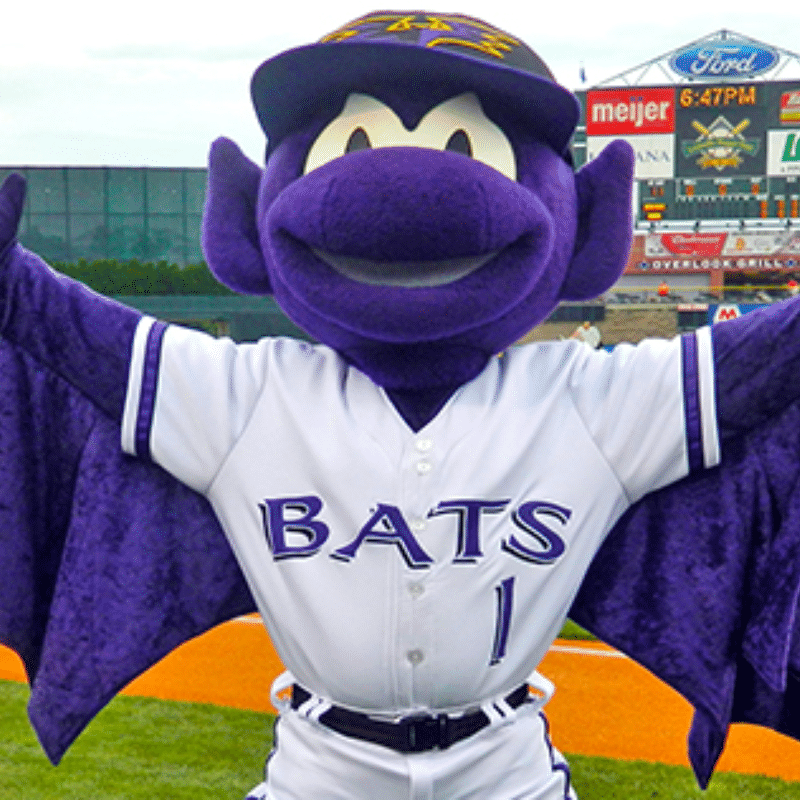 louisville bats mascot