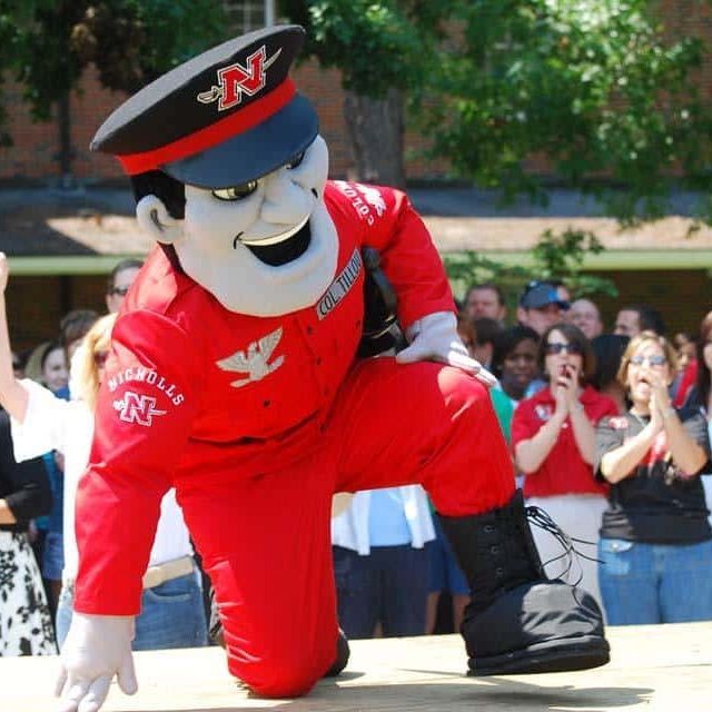After a five-year absence and a &#036;30,000 makeover, the Col. Tillou mascot returned to the Nicholls campus last Thursday. The new Tillou will be the face of the university at sporting and public events around Thibodaux. * Photo by KEYON K. JEFF